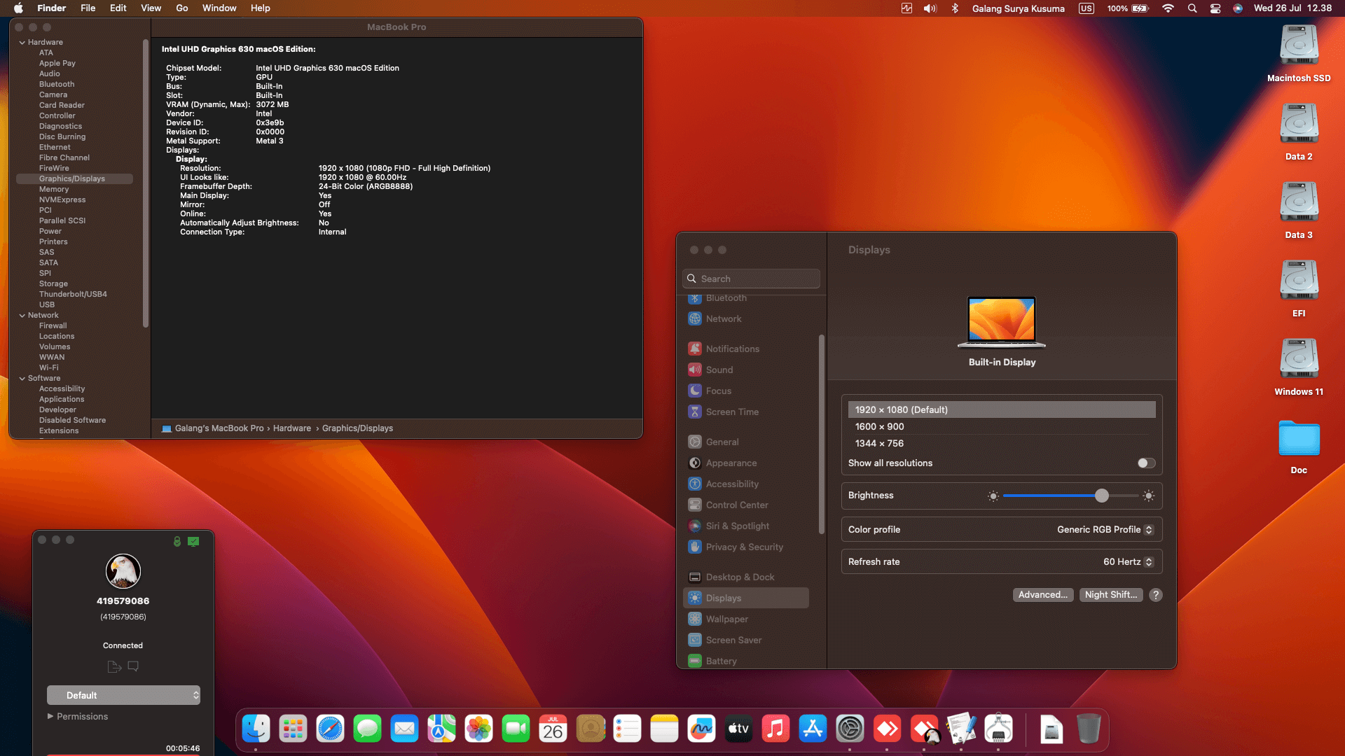 Asus ROG Strix III G531GD I505G3T 2nd [CoffeeLake   Intel UHD 630 + I2C]   OpenCore 1